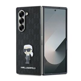 Karl Lagerfeld Saffiano Ikonik Pin Case for Samsung Galaxy Z Fold 6 - Black | Techbox