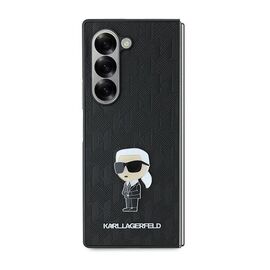 Karl Lagerfeld Saffiano Ikonik Pin Case for Samsung Galaxy Z Fold 6 - Black | Techbox