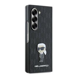 Karl Lagerfeld Saffiano Ikonik Pin Case for Samsung Galaxy Z Fold 6 - Black | Techbox