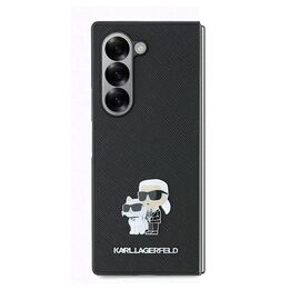 Karl Lagerfeld Saffiano Metal Pin Case for Samsung Galaxy Z Fold 6 - Black | Techbox