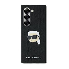 Karl Lagerfeld Saffiano Monogram Head Pin Case for Samsung Galaxy Z Fold 6 - Black | Techbox