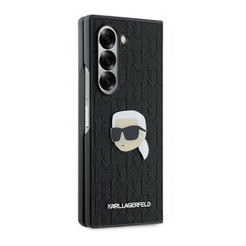 Karl Lagerfeld Saffiano Monogram Head Pin Case for Samsung Galaxy Z Fold 6 - Black | Techbox