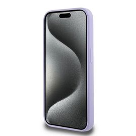 Karl Lagerfeld Silicone Karl&amp;Choupette Heads Ring MagSafe Case for iPhone 15 Pro - Purple - Apple Cases - Cases - Techbox