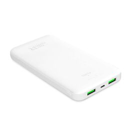 Powerbank Puro White 10000mAh 12W 2xUSB-A + USB-C - white - Powerbanks - Smartphone Chargers - Techbox