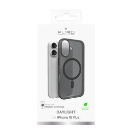 Puro Daylight MagSafe Silicone Case for iPhone 16 - Black - Apple Cases - Cases - Techbox