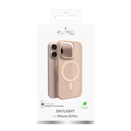Puro Daylight MagSafe Silicone Case for iPhone 16 Pro - Beige - Apple Cases - Cases - Techbox