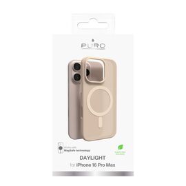 Puro Daylight MagSafe Silicone Case for iPhone 16 Pro Max - Beige - Apple Cases - Cases - Techbox
