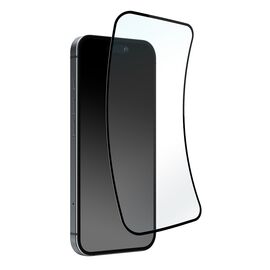 Puro Flexible Glass D3O Hybrid Glass with Black Frame for iPhone 16 / iPhone 15 / iPhone 15 Pro | Techbox