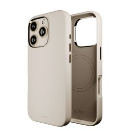 Puro Icon Mag Pro MagSafe Silicone Case for iPhone 16 Pro - Beige | Techbox