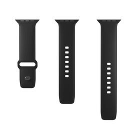 Puro Icon Silicone Strap for Apple Watch 38 / 40 / 41 mm - Black (2 pcs.) - Accessories - Smartwatches & Accessories - Techbox