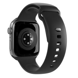 Puro Icon Silicone Strap for Apple Watch 42 / 44 / 45 / 49 mm - Black (2 pcs.) - Accessories - Smartwatches & Accessories - Techbox