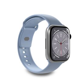 Puro Icon Silicone Strap for Apple Watch 42 / 44 / 45 / 49 mm - Light Blue (2 pcs.) - Accessories - Smartwatches & Accessories - Techbox