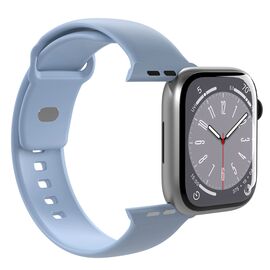 Puro Icon Silicone Strap for Apple Watch 42 / 44 / 45 / 49 mm - Light Blue (2 pcs.) - Accessories - Smartwatches & Accessories - Techbox