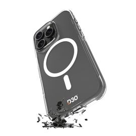 Puro Impact Clear D3O MagSafe Silicone Case for iPhone 16 Plus - Transparent - Apple Cases - Cases - Techbox
