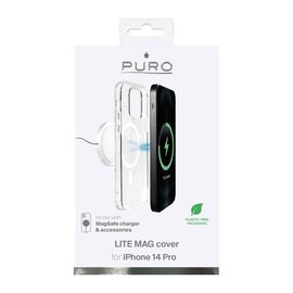 Puro Lite Mag MagSafe Silicone Case for iPhone 14 Pro - Transparent | Techbox