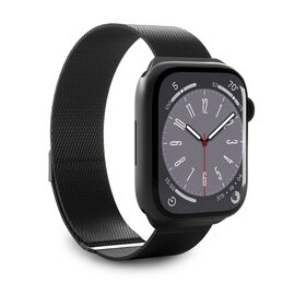 Puro Milanese Stainless Steel Apple Watch Band 38/40/41mm - Black - Accessories - Smartwatches & Accessories - Techbox