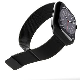 Puro Milanese Stainless Steel Apple Watch Band 38/40/41mm - Black - Accessories - Smartwatches & Accessories - Techbox