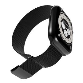 Puro Milanese Stainless Steel Apple Watch Band 38/40/41mm - Black - Accessories - Smartwatches & Accessories - Techbox