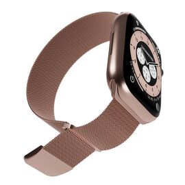 Puro Milanese Stainless Steel Apple Watch Band 38/40/41mm - Pink - Accessories - Smartwatches & Accessories - Techbox