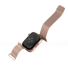 Puro Milanese Stainless Steel Apple Watch Band 38/40/41mm - Pink - Accessories - Smartwatches & Accessories - Techbox