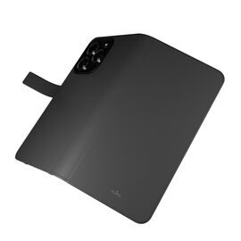 Puro Wallet Detachable MagSafe 2in1 PU Leather Case with Flap and Wallet for iPhone 16 Pro - Black - Apple Cases - Cases - Techbox