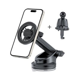 Tech-Protect N56 Magnetic Holder with MagSafe - Black