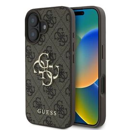 Guess 4G Big Logo iPhone 16 Case - Brown - Apple Cases - Cases - Techbox