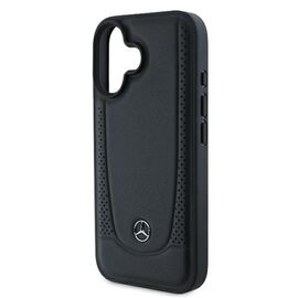 Mercedes Leather Urban iPhone 16 Plus Case - Black | Techbox