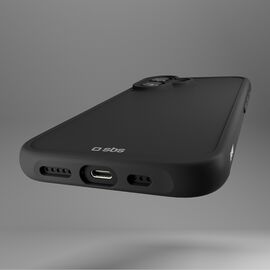 SBS Full Active D3O Case for iPhone 16 Plus - Black | Techbox