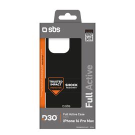 SBS Full Active D3O Case for iPhone 16 Pro Max - Black | Techbox