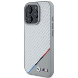 BMW M Carbon Tricolor Line MagSafe Case for iPhone 16 Pro - Gray - Apple Cases - Cases - Techbox