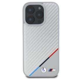 BMW M Carbon Tricolor Line MagSafe Case for iPhone 16 Pro - Gray - Apple Cases - Cases - Techbox