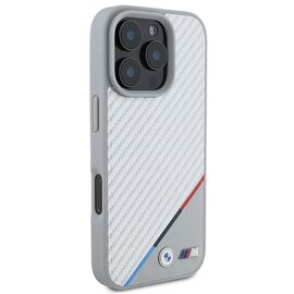 BMW M Carbon Tricolor Line MagSafe Case for iPhone 16 Pro - Gray - Apple Cases - Cases - Techbox