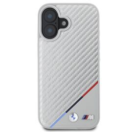 BMW M Carbon Tricolor Line MagSafe iPhone 16 Case - Gray - Apple Cases - Cases - Techbox