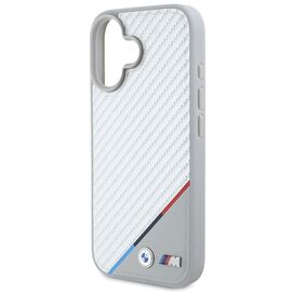 BMW M Carbon Tricolor Line MagSafe iPhone 16 Case - Gray - Apple Cases - Cases - Techbox
