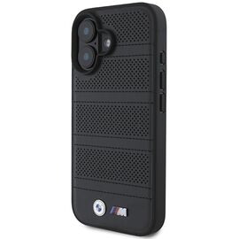 BMW M Perforated And Stitched Line MagSafe case for iPhone 16 - black - Apple Cases - Cases - Techbox