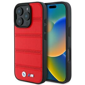 BMW M Perforated And Stitched Line MagSafe case for iPhone 16 Pro - red - Apple Cases - Cases - Techbox