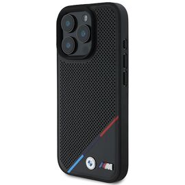 BMW M Perforated Tricolor Line MagSafe Case for iPhone 16 Pro - Black - Apple Cases - Cases - Techbox