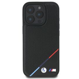 BMW M Perforated Tricolor Line MagSafe Case for iPhone 16 Pro - Black - Apple Cases - Cases - Techbox