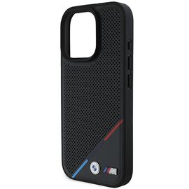 BMW M Perforated Tricolor Line MagSafe Case for iPhone 16 Pro - Black - Apple Cases - Cases - Techbox