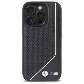 BMW M Perforated Twisted Line MagSafe case for iPhone 16 Pro - black - Apple Cases - Cases - Techbox