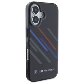 BMW Motosport IML Random Stripes iPhone 16 Plus Case - Black - Apple Cases - Cases - Techbox