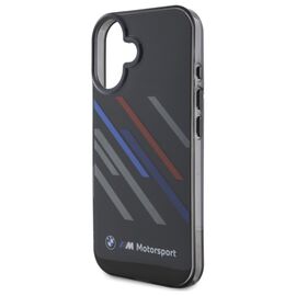 BMW Motosport IML Random Stripes iPhone 16 Plus Case - Black - Apple Cases - Cases - Techbox