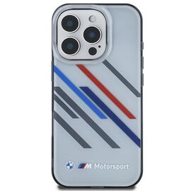 BMW Motosport IML Random Stripes iPhone 16 Pro Max Case - Gray - Apple Cases - Cases - Techbox
