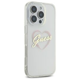 Guess IML Heart Case for iPhone 16 Pro - Transparent | Techbox