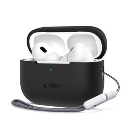 Tech-Protect Silicone Case for Apple AirPods Pro 1 / 2 - Black - Smartphone Accessories - Cables & Accessories - Techbox