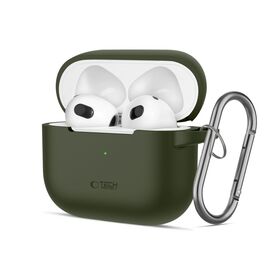 Tech-Protect Silicone Hook Case for Apple AirPods 3 - Green - Smartphone Accessories - Cables & Accessories - Techbox