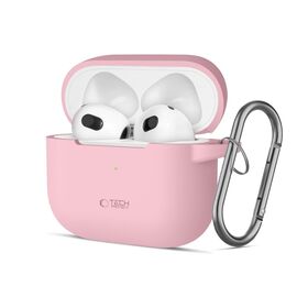 Tech-Protect Silicone Hook Case for Apple AirPods 3 - Pink - Smartphone Accessories - Cables & Accessories - Techbox