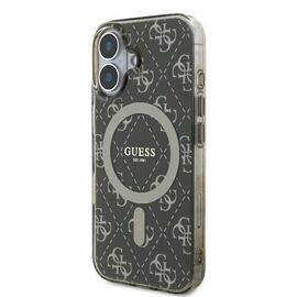Guess IML 4G Background MagSafe iPhone 16 Case - Brown | Techbox