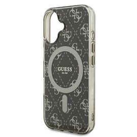 Guess IML 4G Background MagSafe iPhone 16 Plus Case - Brown | Techbox